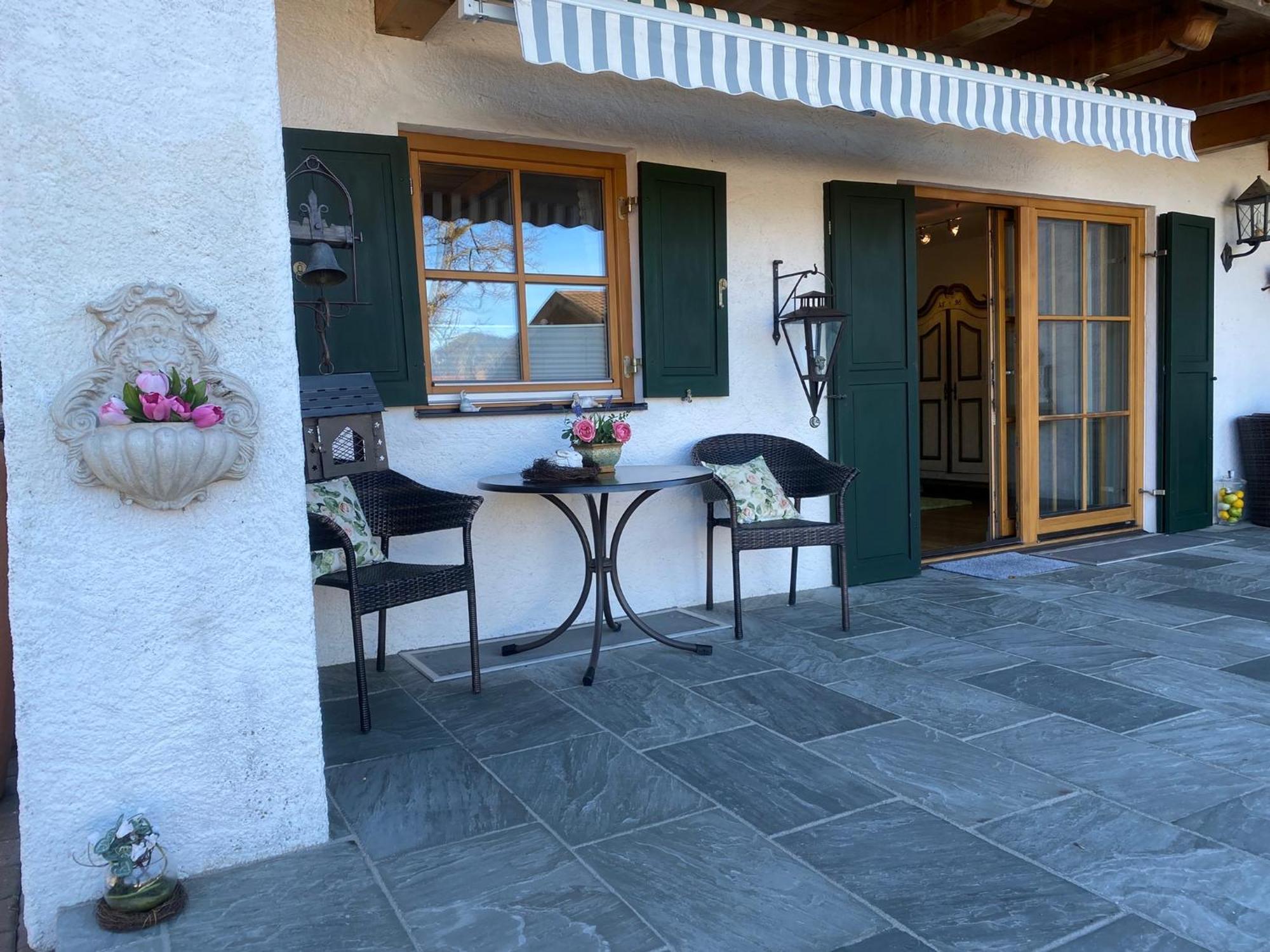 Ferienwohnung Mitteldorf Oberammergau Bagian luar foto